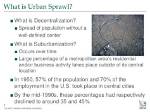 What's Does Sprawl Mean?