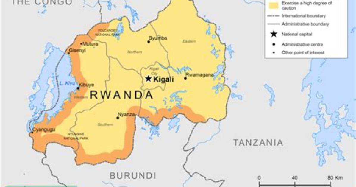 What's Rwanda Area Code?