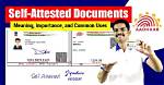 What's Self Attested Mean?