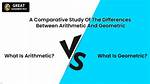 What's the Difference Between Arithmetic and Geometric Sequences?
