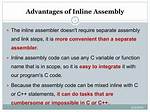What's the Inline Assembler?