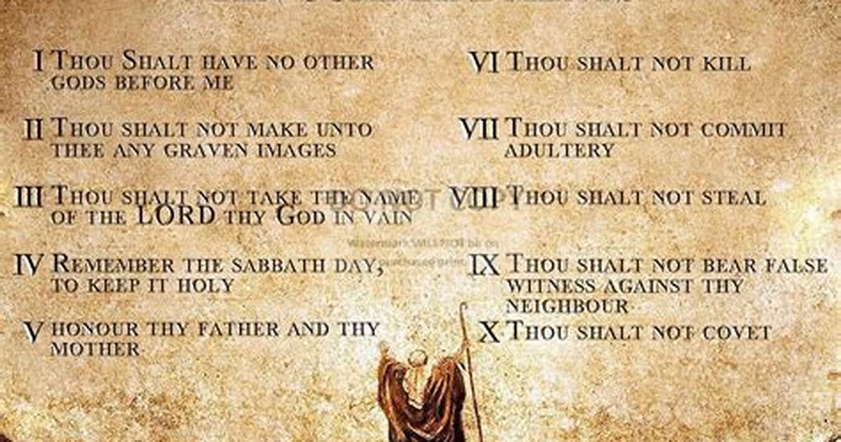 What Scripture Is the Ten Commandments?