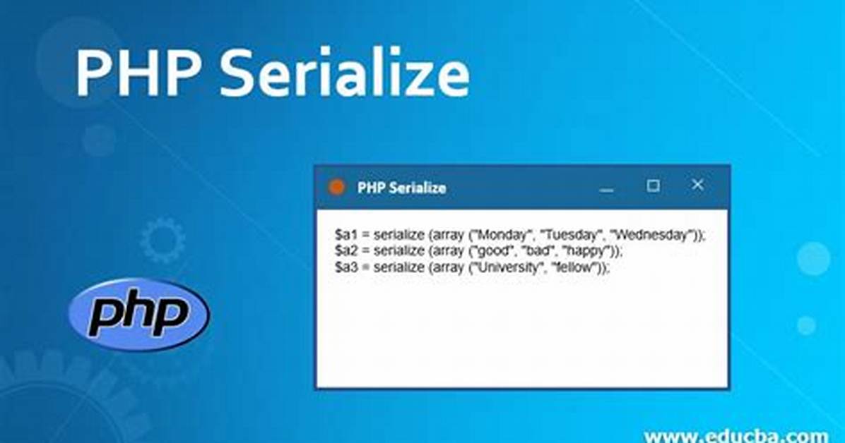 What Serialize in Php?