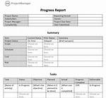 What Should Progress Reports Include