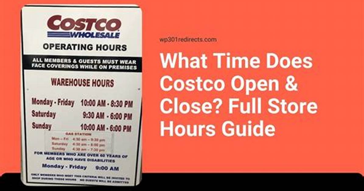 What Time Does Costco