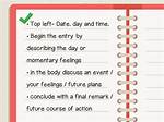 What Write in Diary?