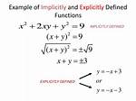 When a Function Is Implicitly or Explicitly?