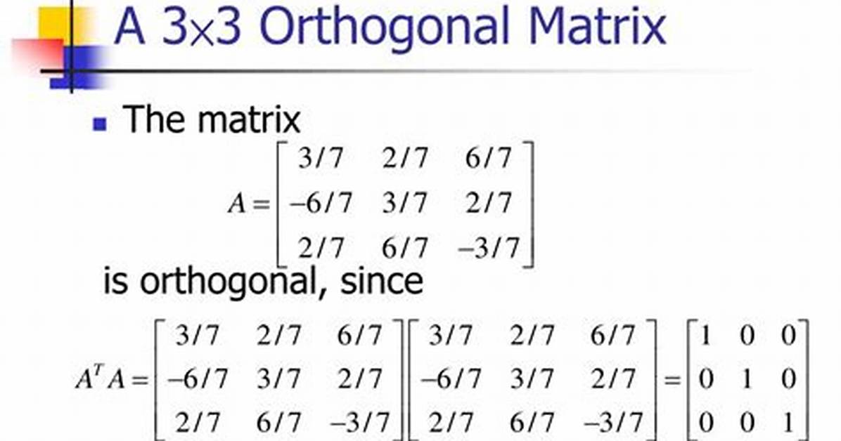 When Are Matrices Orthogonal?