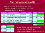 When Are Nulls Used?