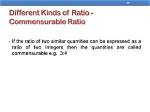 When Are Two Quantities Commensurable?