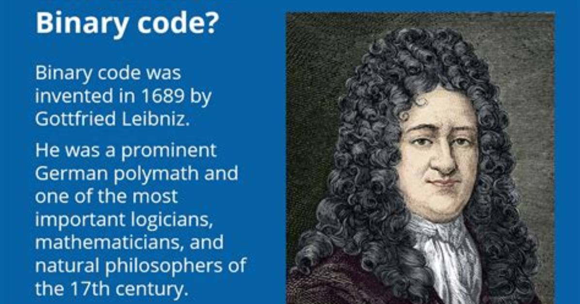 When Binary Code Was Invented?