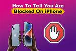 When Blocked on Iphone?