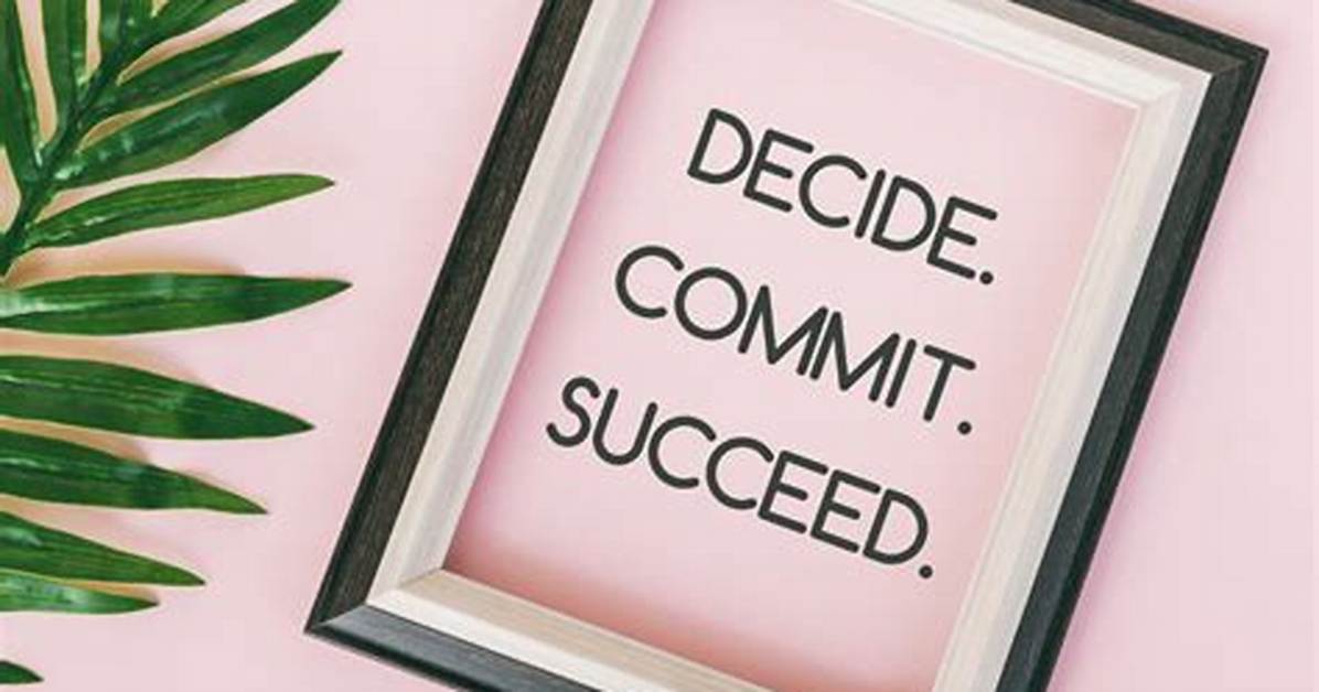 When Commit to Something?