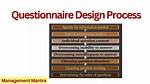 When Designing a Questionnaire?