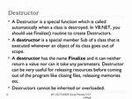 When Destructor Is Executed?