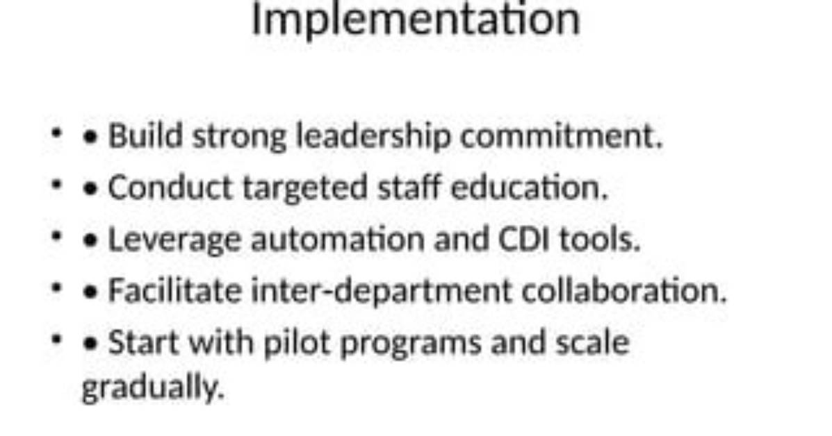 When Did Cdi Programs Start?