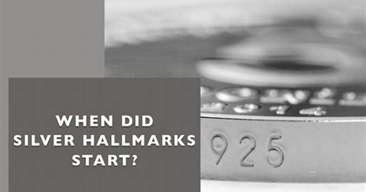 When Did Hallmarks Start?