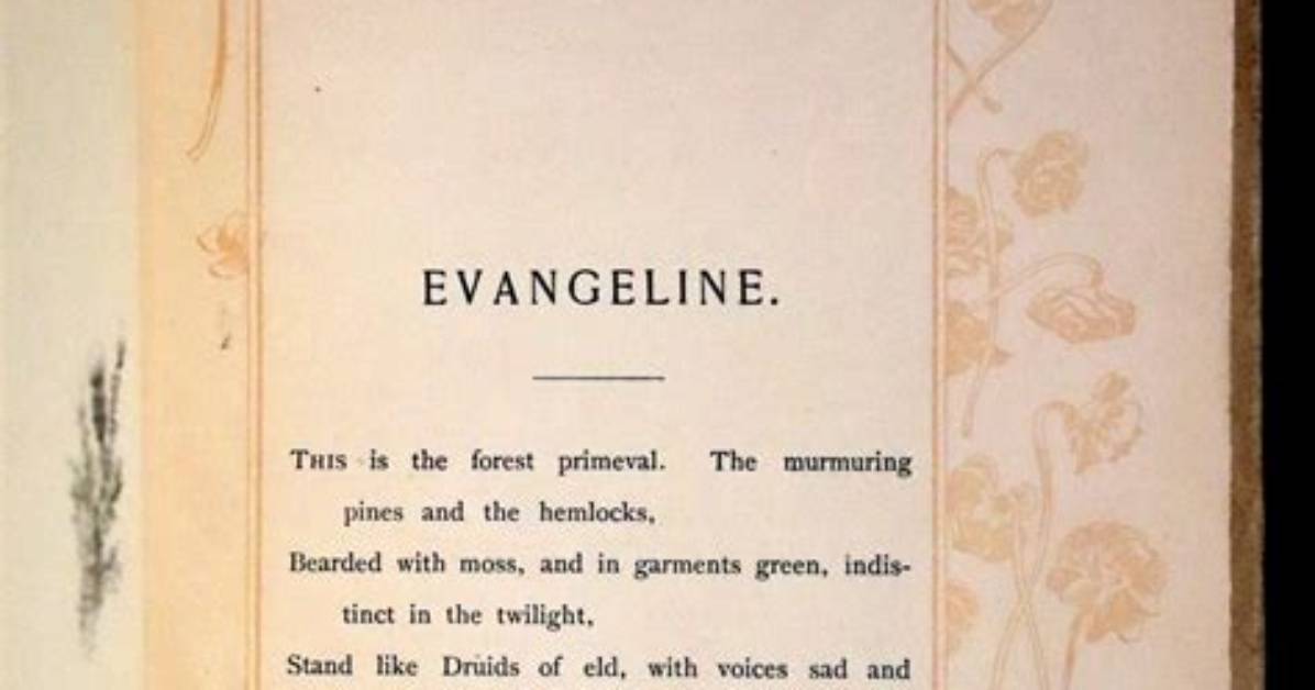 When Did Longfellow Write Evangeline?