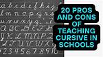When Did Schools Remove Cursive?