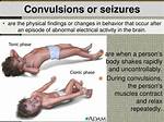 When Do Convulsions Occur?