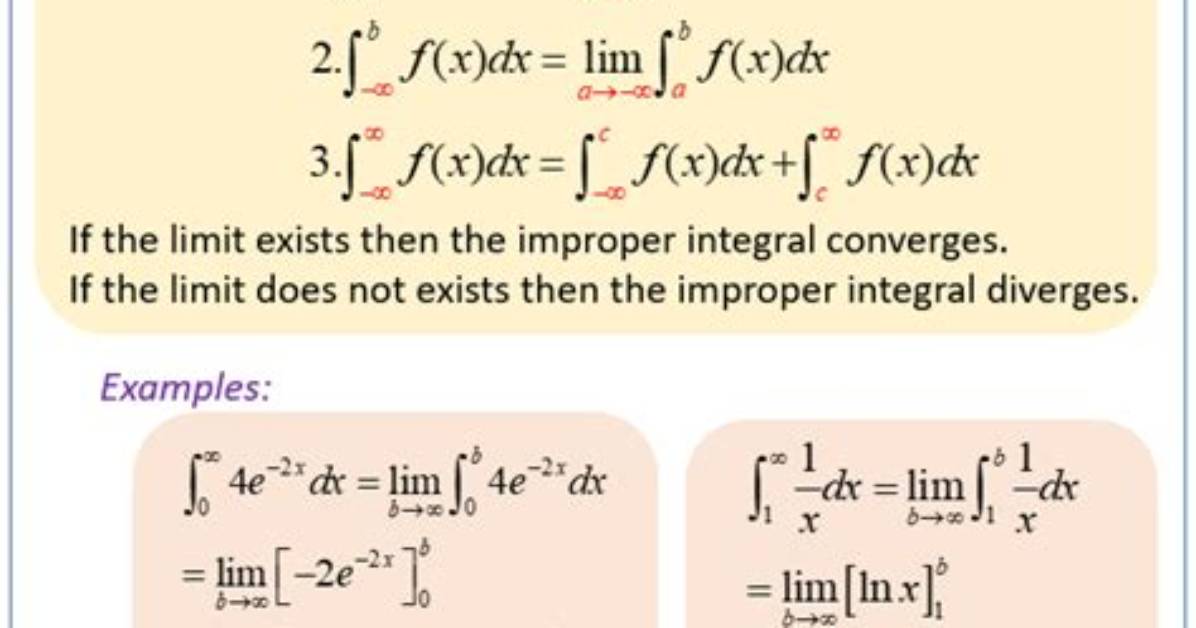 When Do Improper Integrals Diverge?