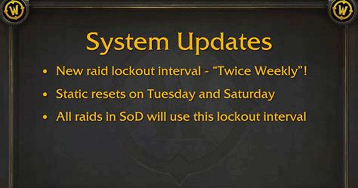 When Do Raid Lockouts Reset?