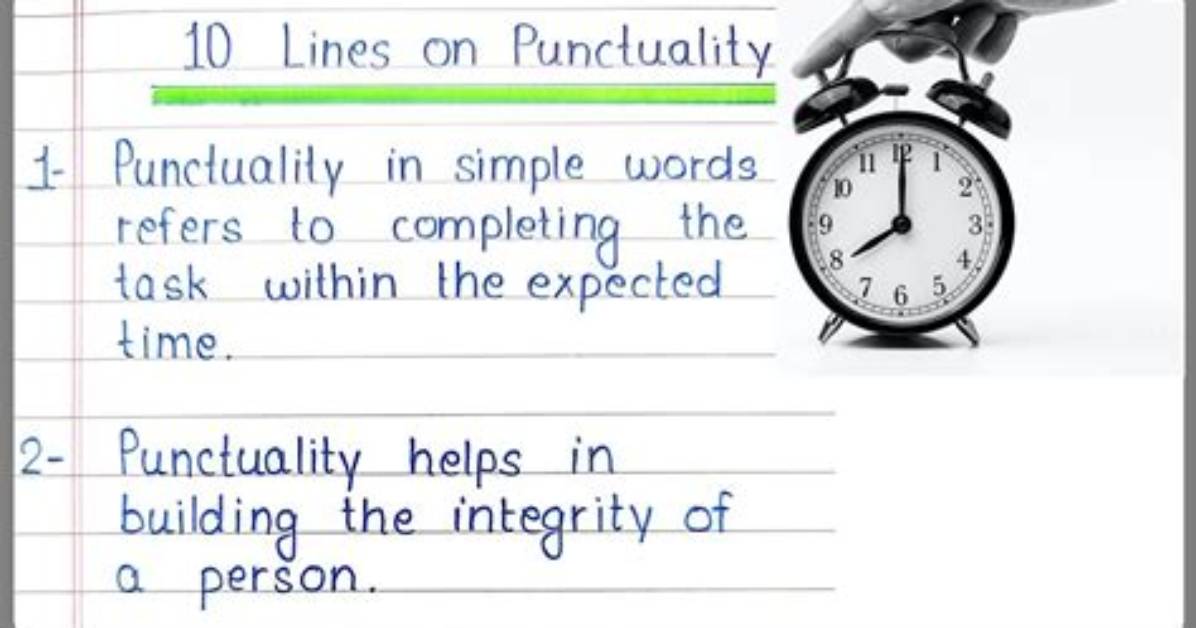 When Do We Use Punctually?
