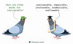 When Do You Use Inacceptable?
