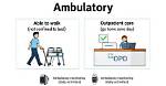 When Does Ambulatory Mean?