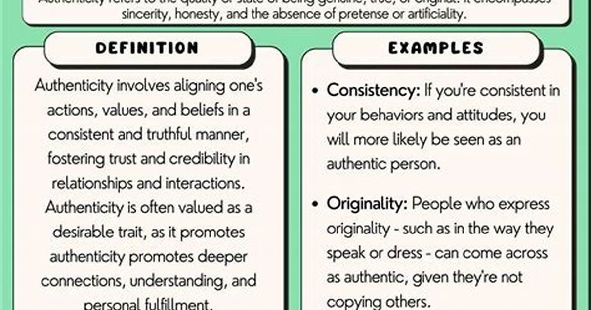 When Does Authenticity Matter?