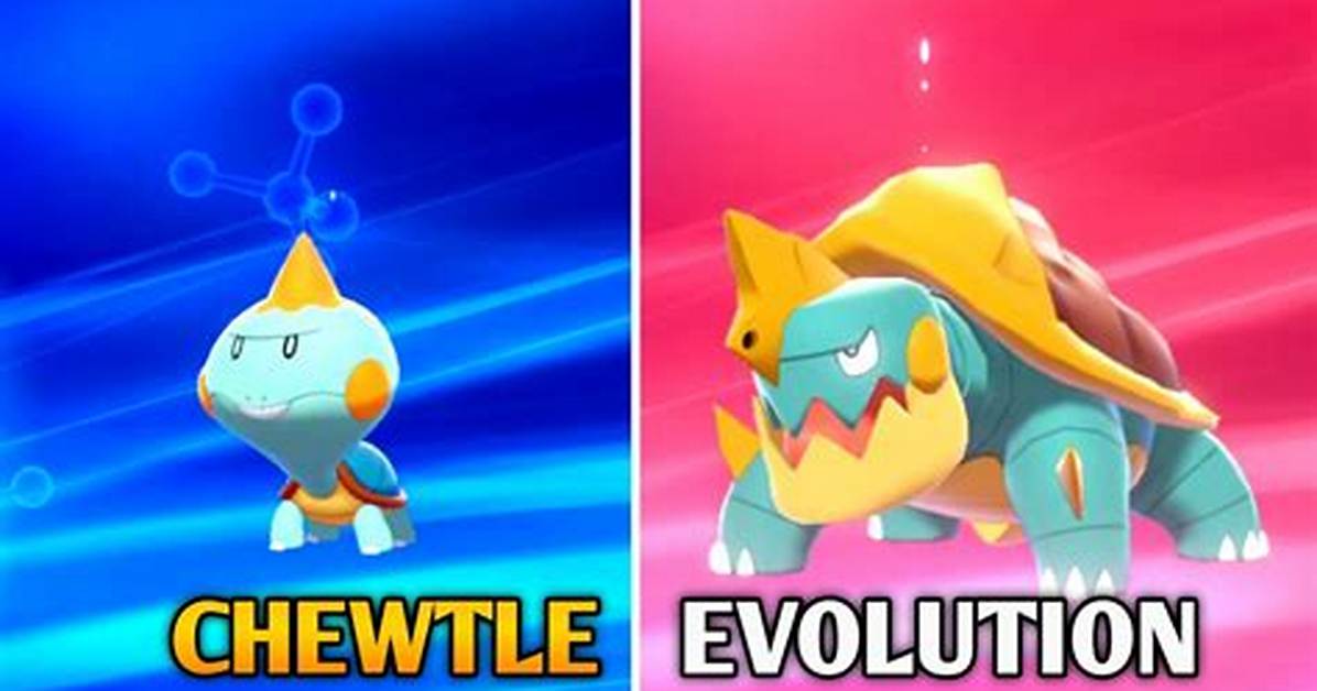 When Does Chewtle Evolve