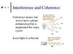When Does Coherence Occur?