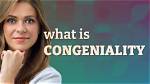 When Does Congeniality Mean?