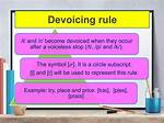 When Does Devoicing Most Commonly Occur?