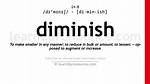 When Does Diminish Mean?