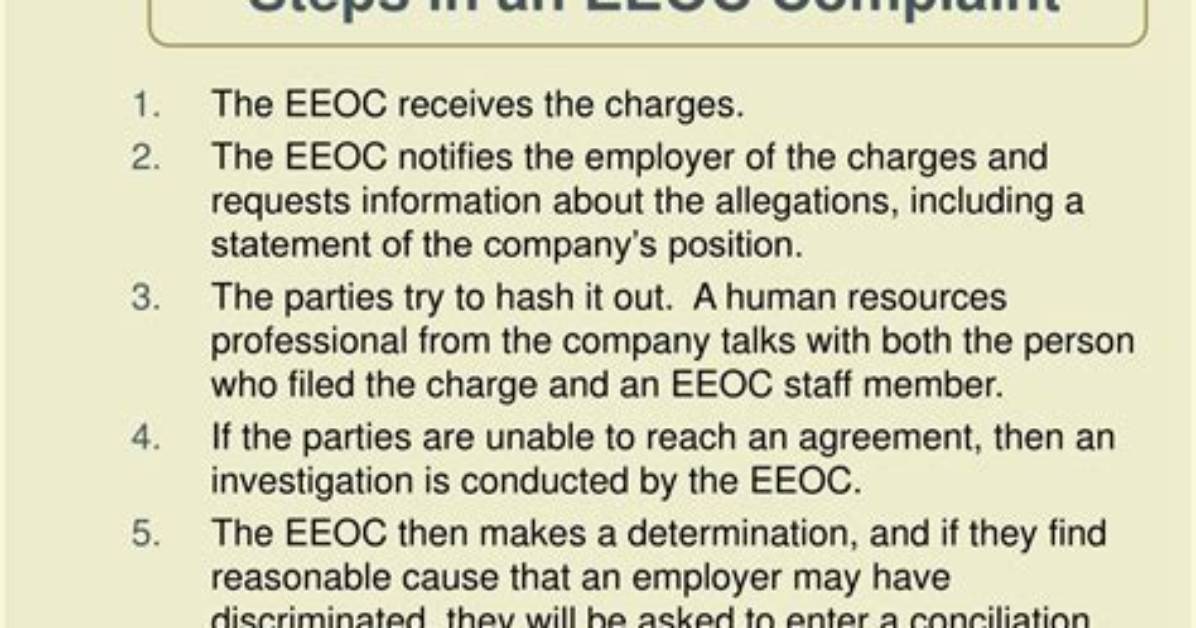 When Does Eeoc Notify Employer?