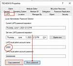 When Does Laps Change Password?