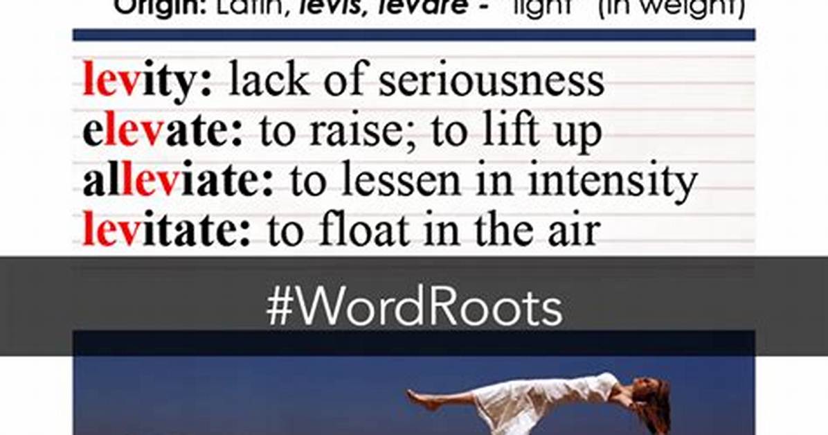 When Does Levitate Mean?