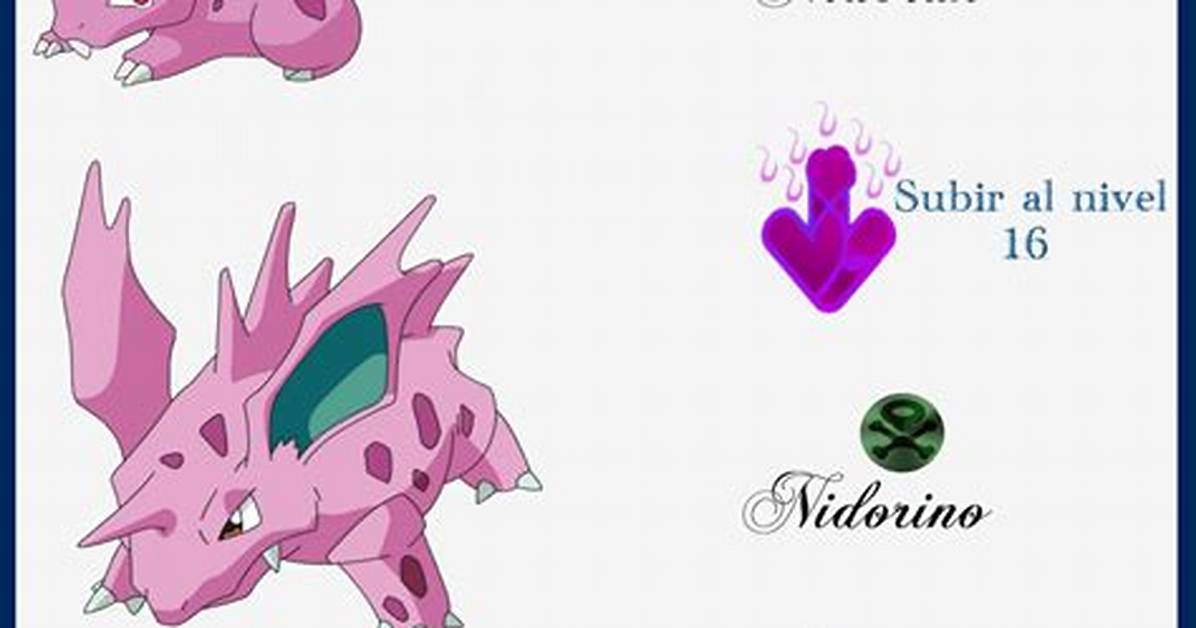 When Does Nidorino Evolve