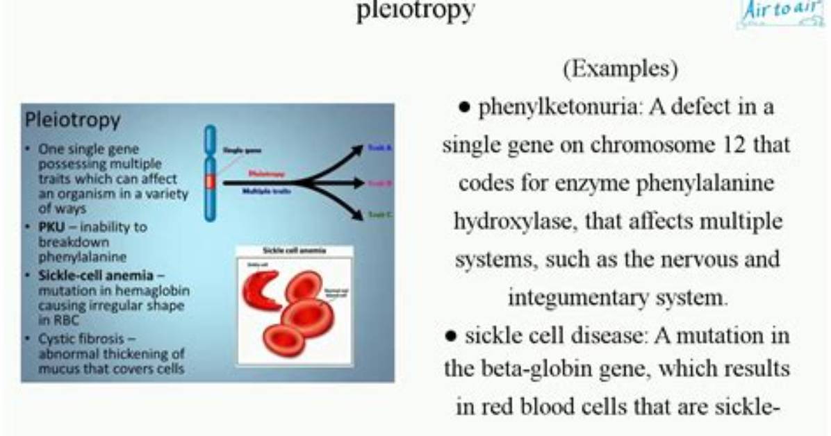 When Does Pleiotropy Occur?