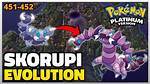 When Does Skorupi Evolve