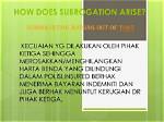When Does Subrogation Arise?