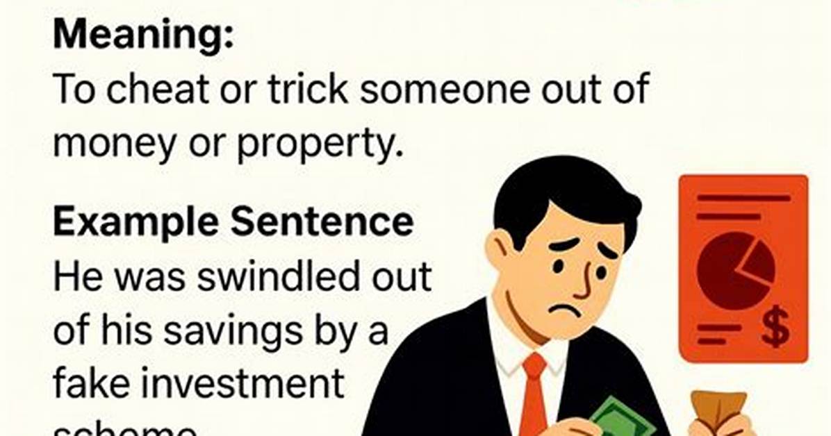 When Does Swindler Mean?