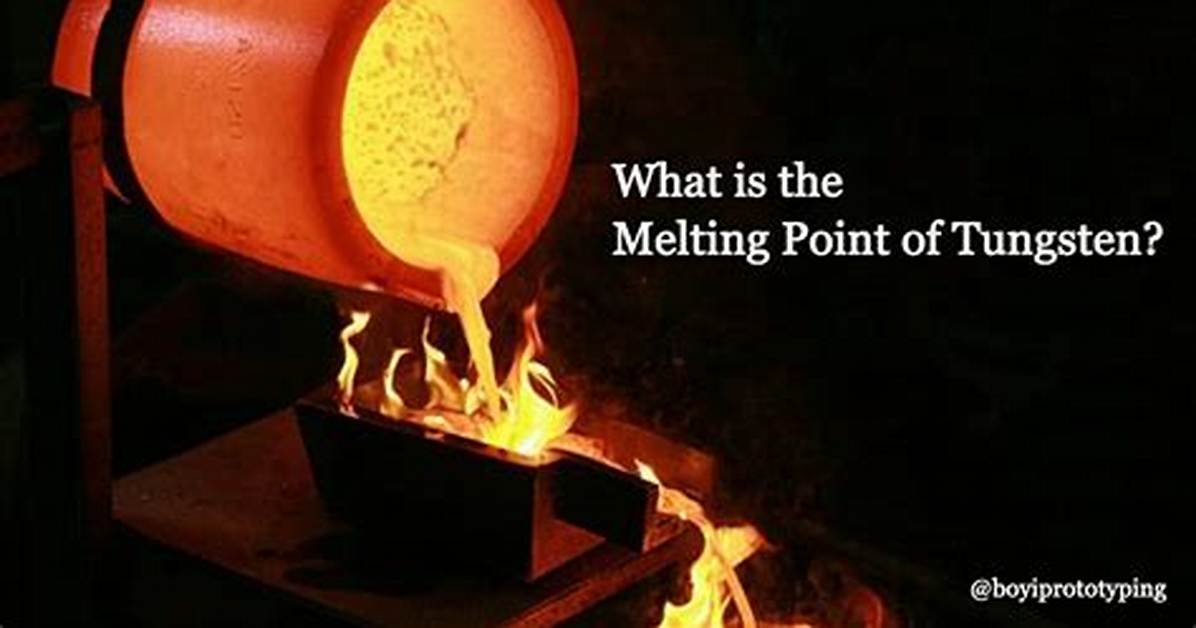 When Does Tungsten Melt?