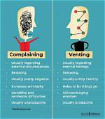 When Does Venting Become Complaining?