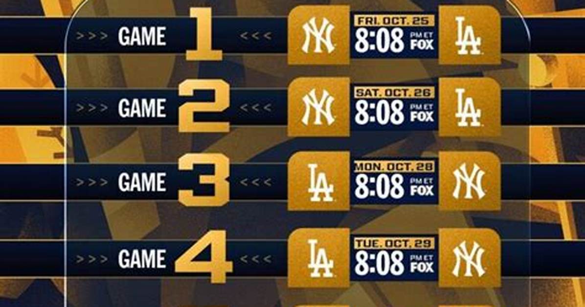 When Does World Series Start
