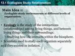 When Ecologists Study Communities They Study?