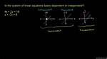 When Equations Are Dependent?
