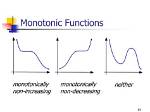 When Is a Continuous Function Monotonic?