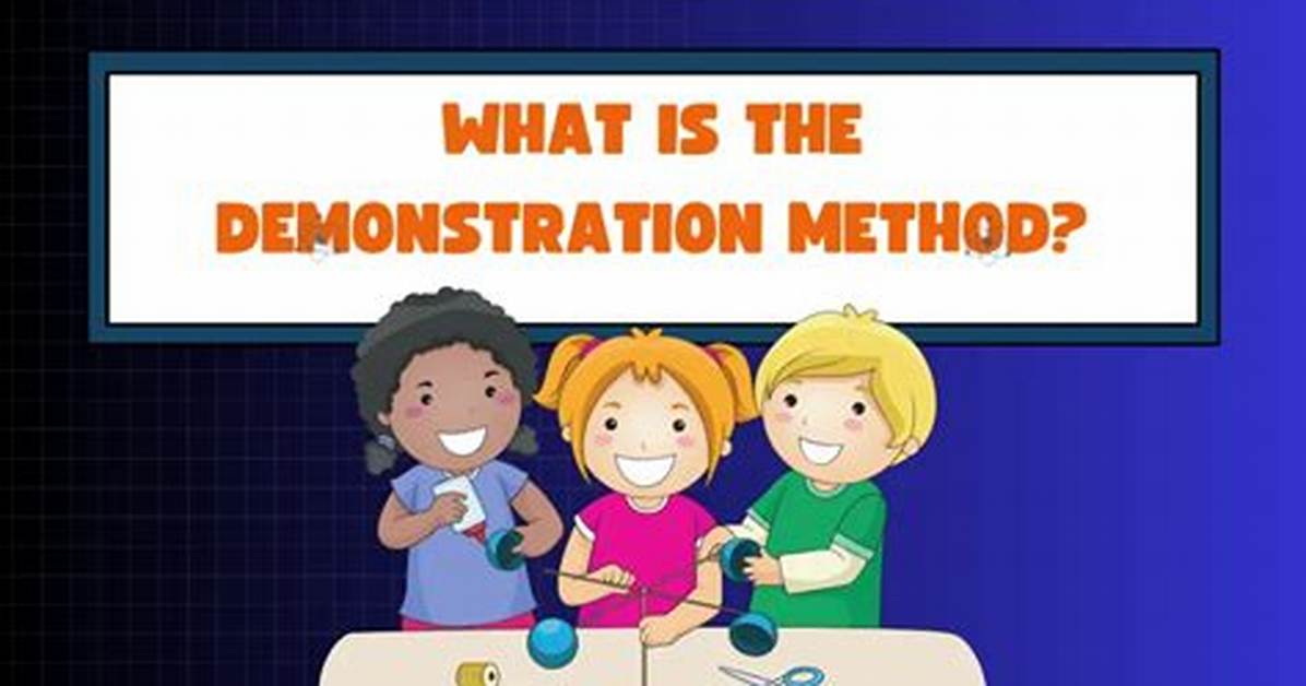 When Is Demonstration Method Appropriate?